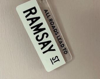 All Roads Lead To Ramsay ST KeyRing