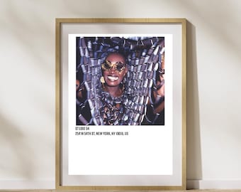 Grace Jones Studio 5, Retro Aesthetic Print, 70s Disco Poster, Vintage, Retro Fashion Print, Bright Print, Text Poster