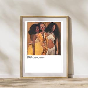 Pósters de discoteca con descarga digital: decoración del hogar, impresiones de moda, pósteres estéticos, pósteres de discoteca de los años 70