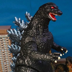 Supercharged Godzilla - 6&quot; Playmates &#39;Burning Godzilla&#39; figure repaint (Trendmasters 1994 toy line homage)