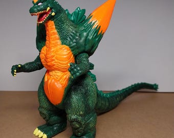 Spacegodzilla custom 'Biollante colors' repaint 6" vinyl figure