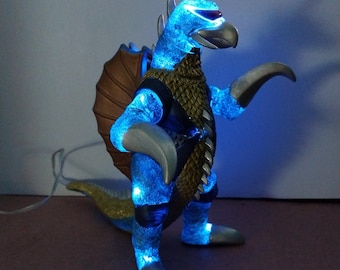 Gigan Night Light - 6" Vinyl Figure Repaint Customized with LED Lights
