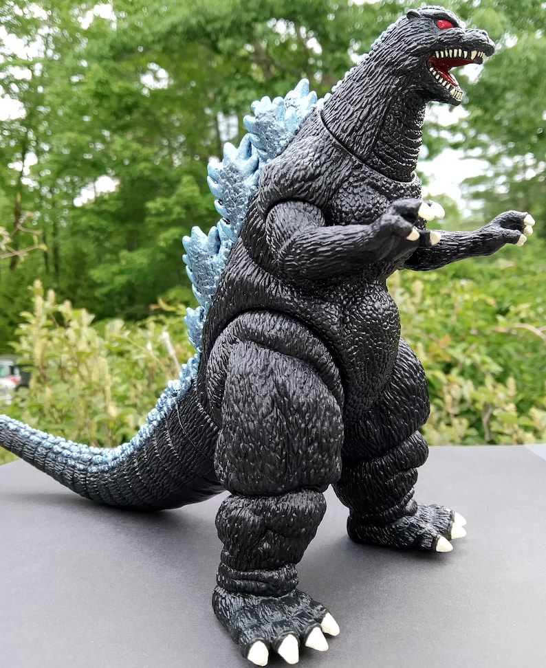 Supercharged Godzilla 6 Bandai Vinyl Figure Trendmasters Etsy