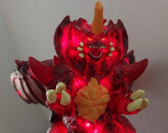 Destoroyah Night Light 5" Vinyl Figure Repainted and Customized with LED Lights