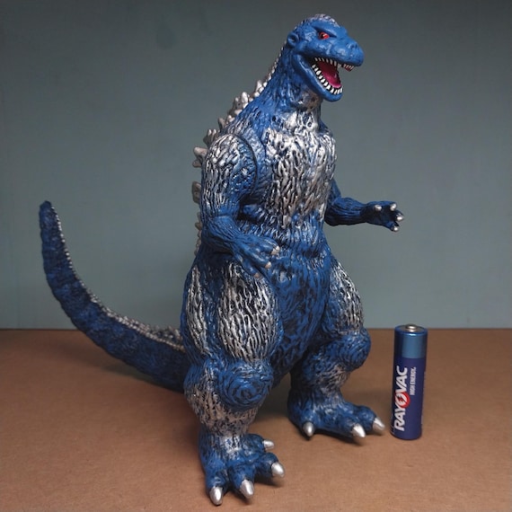 希少レトロ ゴジラ 1954 フィギュア 青色ラメ入り 希少レトロ ゴジラ 1954 フィギュア 青色ラメ入り 希少レトロ ゴジラ