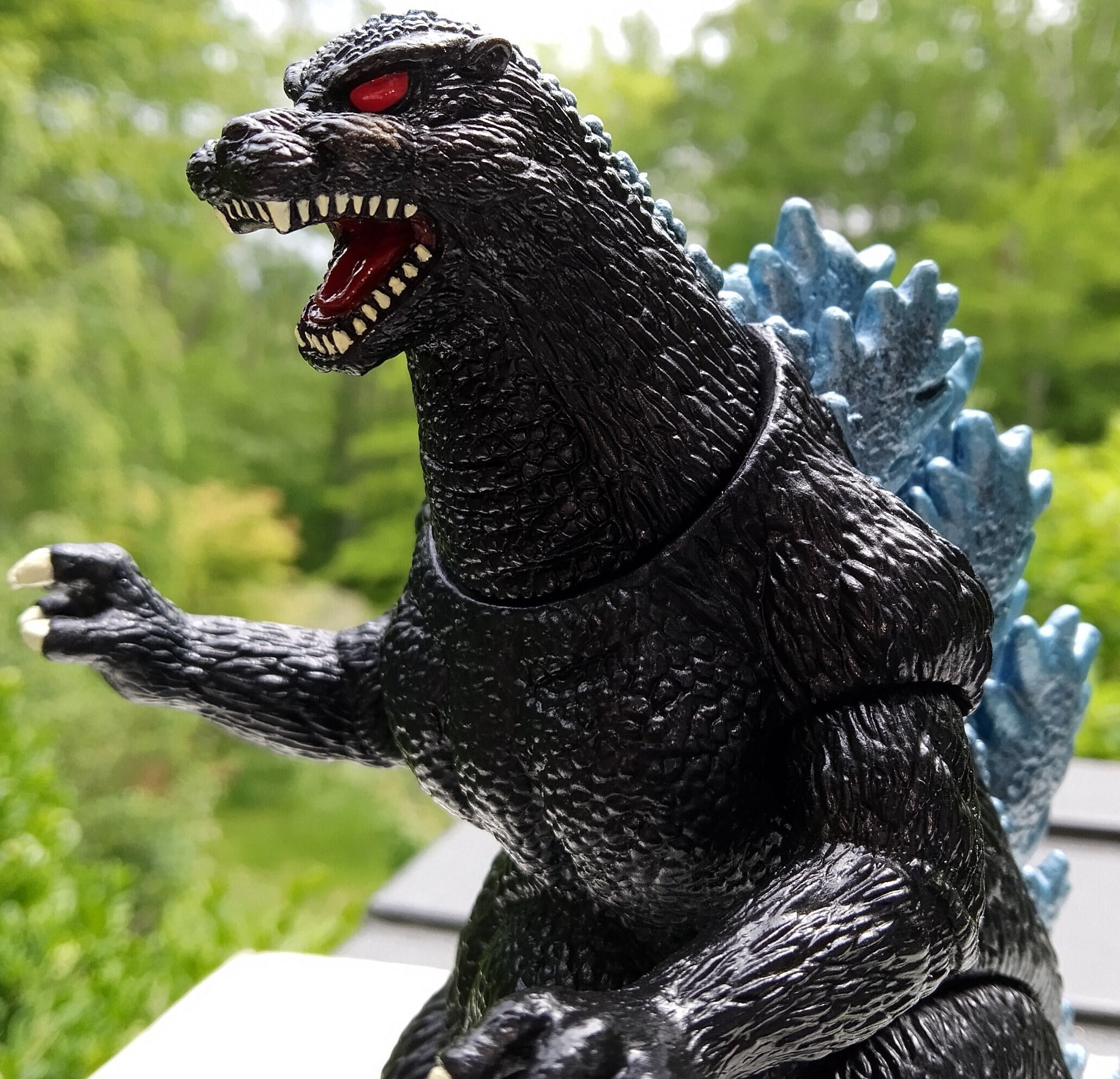 Supercharged Godzilla 6 Bandai Vinyl Figure Trendmasters Etsy