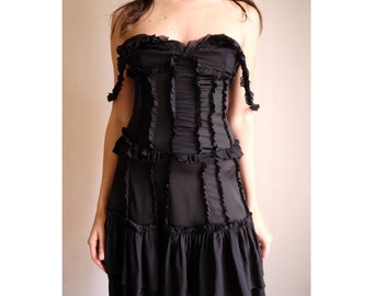 Just Cavalli Silk Bustier Corset Dress Prom Special Event