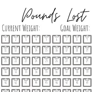 Pounds Lost Tracker