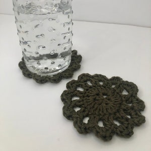 Cup Coaster, Mug Rug, Coaster Set, Cup Holder, Flower Cup Holder, Floral Coasters, Fall Home Decor, Absorbent Coasters, Neutral Coasters