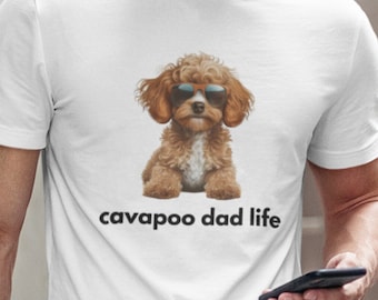 Cavapoo Dad Shirt Cavapoo Dad T-Shirt für Cavapoo Besitzer Cavapoo Hund Liebhaber Geschenk für Ihn Cavapoo Dad T-Shirt Cavapoo Dad Geschenk