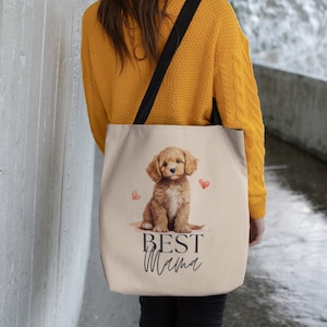 Hond Tote Bag Unieke Cavapoo Gift Tote Bag voor hondenbezitters Schattige tas voor Cavapoos Leuke Cavapoo Tote Bag Gift