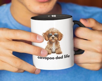 Cavapoo Dad Coffee Mug Cavapoo Dad Mug for Cavapoo Owners Cavapoo Dog Lover Gift for Him Cavapoo Dad Coffee Mug Cavapoo Dad Gift