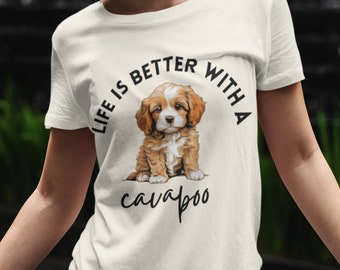Cavapoo Gift Shirt Cavapoo Mom Shirt Cavapoo Dad Shirt For Cavapoo T Shirt I love Cavapoo