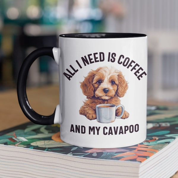 Dog Coffee Mug Cavapoo Lover Mug for Cavapoo Owner Cavapoo Coffee Mug for Dog Lover