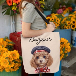 Cavapoo Tote Bag Cadeau voor haar Cavapoo Mom Tote Bag voor Cavapoo Eigenaar Ik hou van Cavapoo Cavapoo Dog Tote voor hondenliefhebber