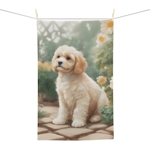 Hunde weiches Geschirrtuch für Cavapoo Liebhaber Cavapoo Geschirrtuch Cavapoo Lover Handtuch für Cavapoo Besitzer Cavapoo Dog Geschirrtuch für Hundeliebhaber