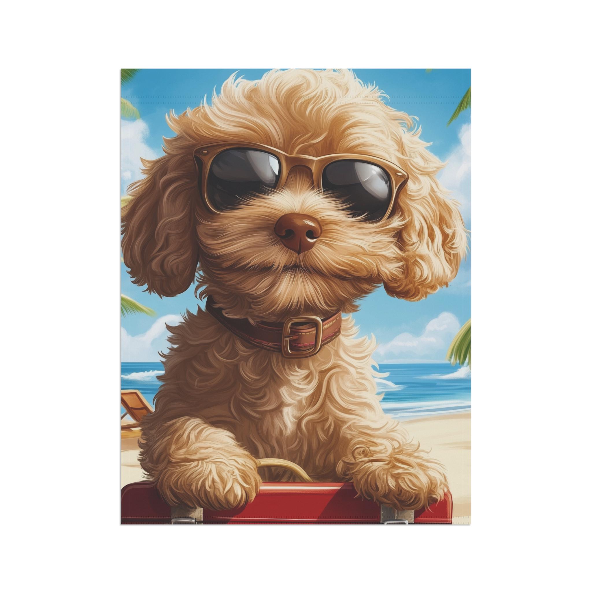 Cavapoo Fall Flag Cavapoo Dog Summer Garden & House Banner Dog Garden Banner Gift for ...