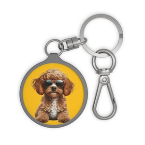 Keyring for Dog Lovers Cavapoo Keyring Cavapoo Lover Keyring for Cavapoo Owner Dog keyring for Dog Lover