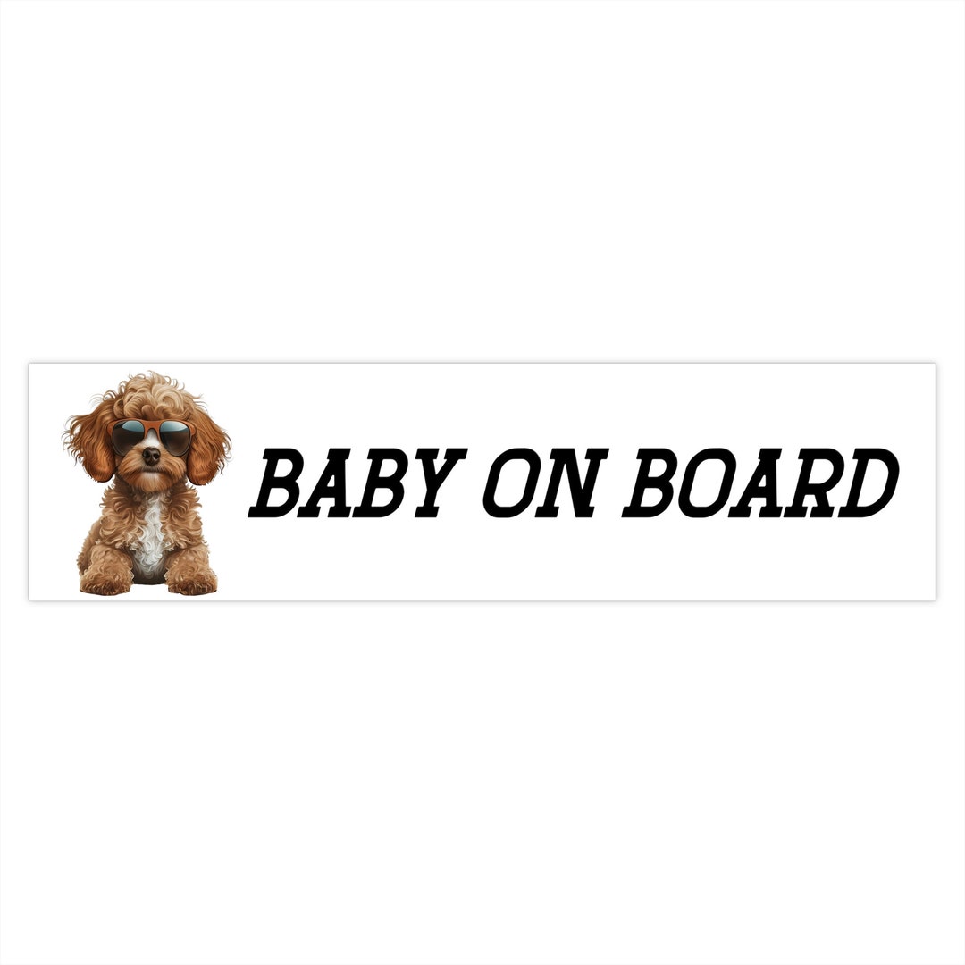Bumper Stickers for Dog Lovers Cavapoo Sticker Car Decal for Dog Owner ...