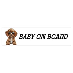 Bumper Stickers for Dog Lovers Cavapoo Sticker Car Decal for Dog Owner Car Dog Stickers for Dog Lover
