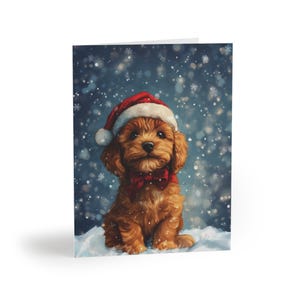Karta z pozdrowieniami Cavapoo Karta dla właściciela Cavapoo Karta Cavapoo Prezent dla właściciela Cavapoo Karta Cavapoo Prezent dla miłośnika psów Cavapoo (8, 16 i 24 szt.)