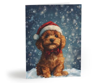 Cavapoo-wenskaart Kaart voor Cavapoo-eigenaar Cavapoo-kaart Cadeau voor Cavapoo-kaart Cadeau hondenliefhebber Cavapoo (8, 16 en 24 stuks)