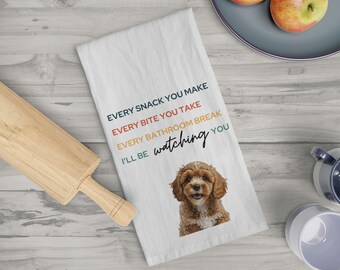 Cavapoo Geschirrtuch Cavapoo Lover Geschirrtuch für Cavapoo Besitzer Cavapoo Dog Geschirrtuch für Hundeliebhaber