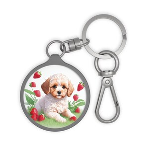 Keyring for Dog Lovers Cavapoo Keyring Cavapoo Lover Keyring for Cavapoo Owner Dog keyring for Dog Lover