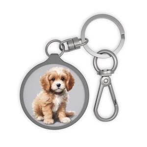 Keyring for Dog Lovers Cavapoo Keyring Cavapoo Lover Keyring for Cavapoo Owner Dog keyring for Dog Lover