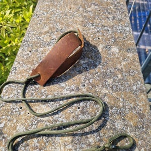 Paracord Shepherd Sling=Old-Fashioned Slingshot HANDMADE By David The Shepherd E