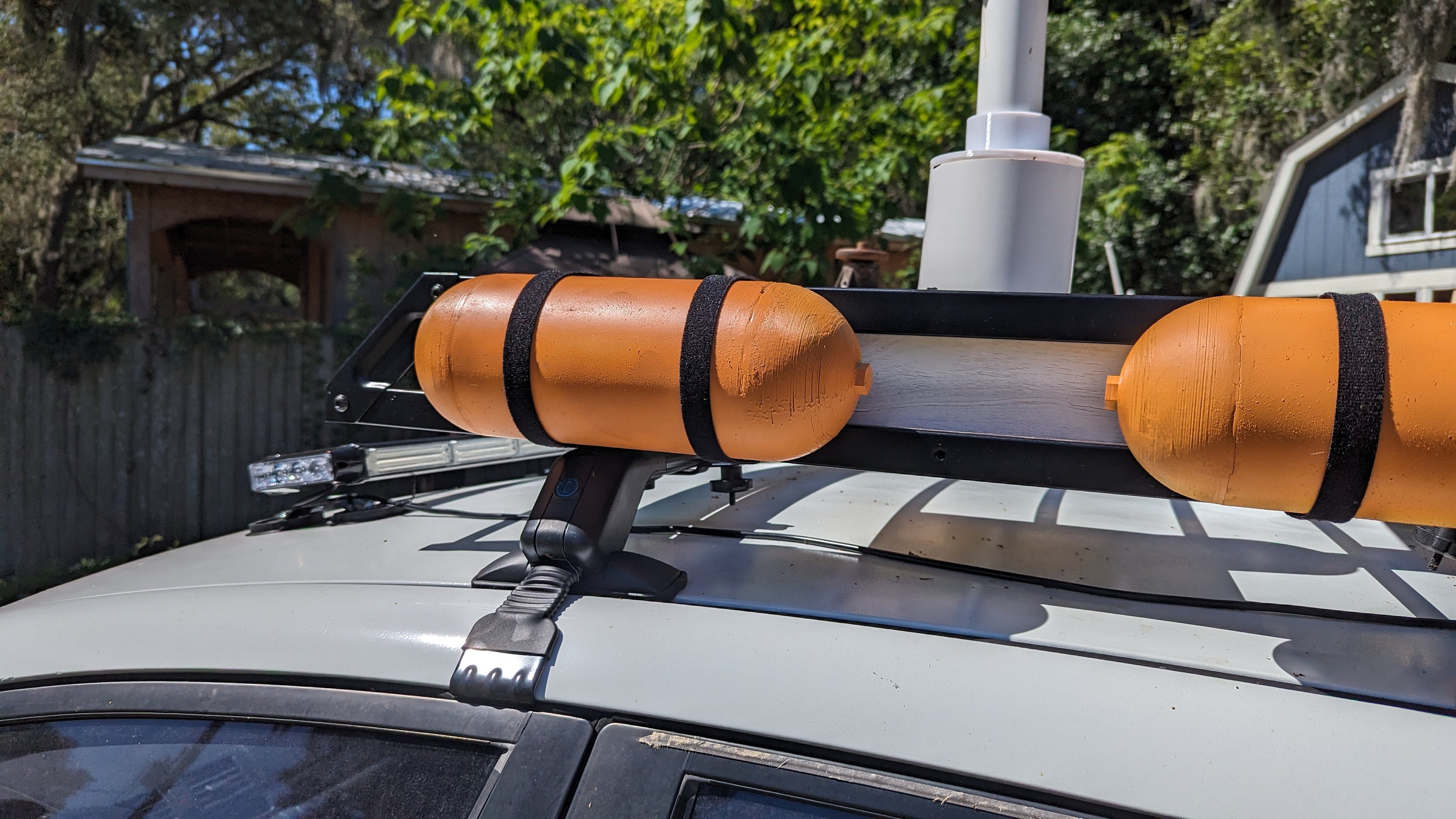Homemade kayak sales roof rack