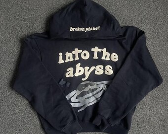 Brand new Broken Planet navy hoodie ( into the abyss )