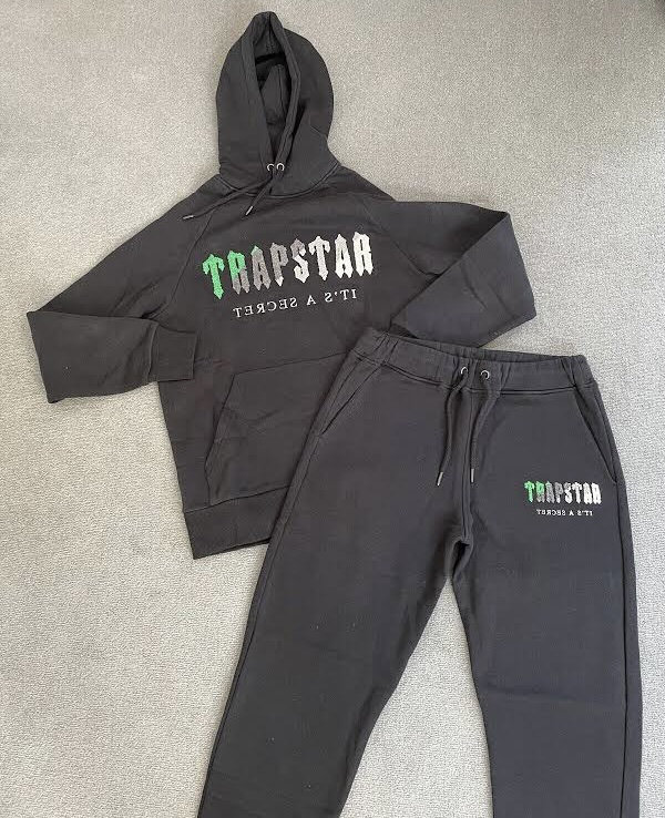 BRAND NEW Black Green Trapstar Chenille Decoded Tracksuit - Etsy