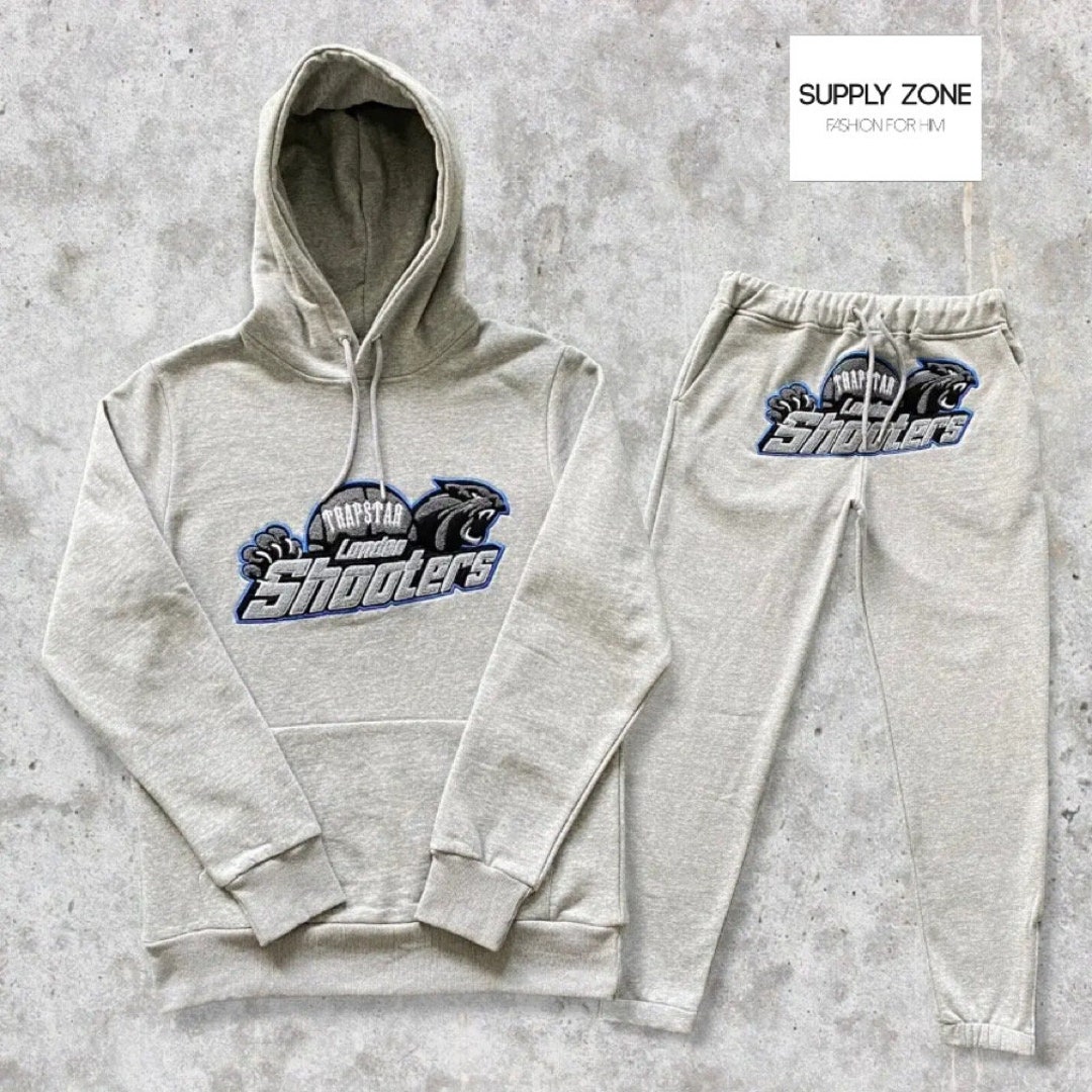 Brand New Grey Blue Trapstar Shooter Tracksuit - Etsy
