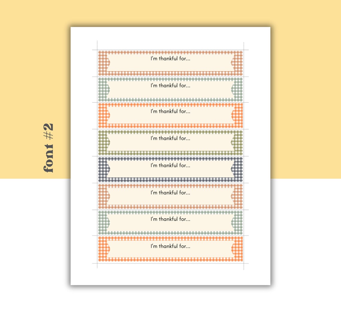 Gratitude Paper Chain, Thanksgiving Printable Activity, Thankfulness ...