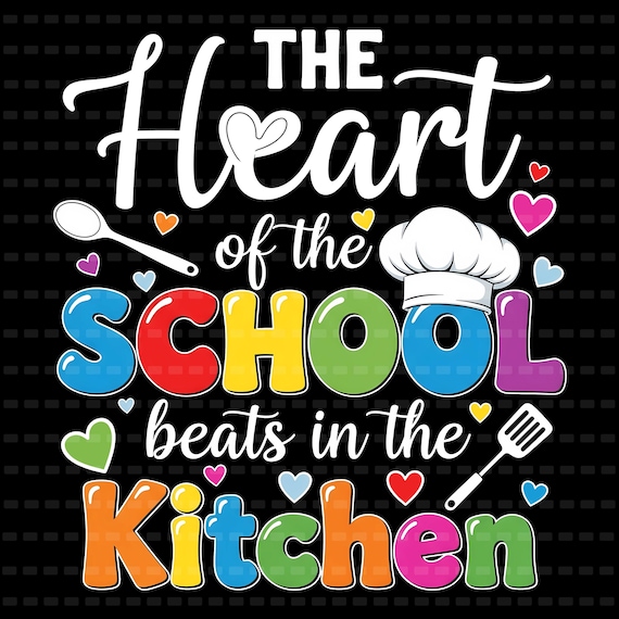 School Kitchen Staff PNG, Lunch Lady Design (Digital Download)