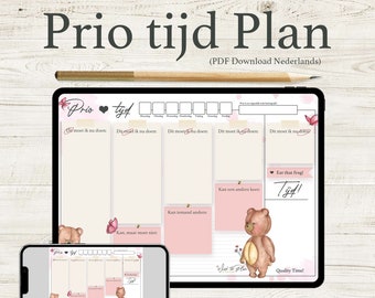 Scheduler Download | Scheduler Pdf | Day planner | mom planner | Brain dump