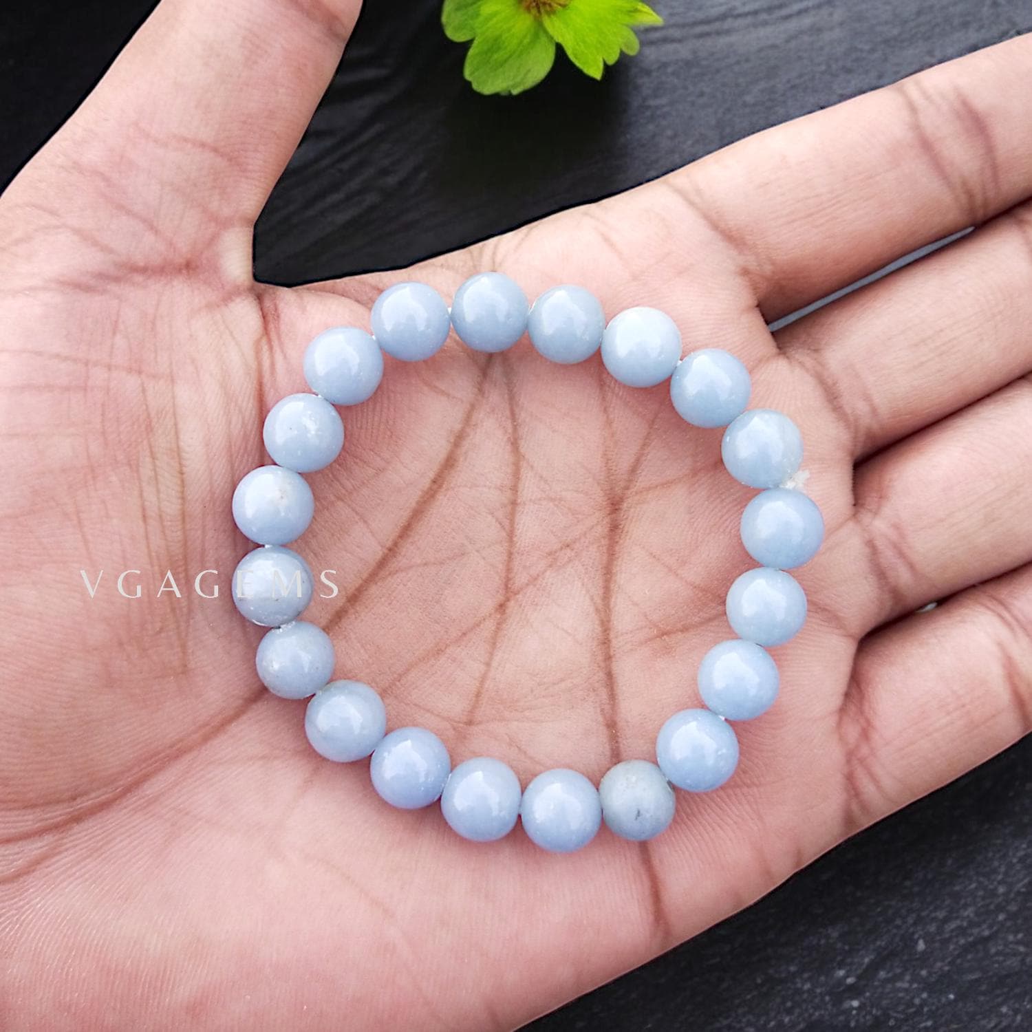 Bracciale Di Perle Di Acquamarina Brasiliana 107.324ct - Foto 2