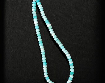 Collana In Opale Peruviano Naturale Multicolore, Con Catena Argento 925 - Unisex Portafortuna - 2