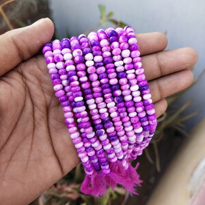 Natural Opal Beads, Purple Opal Rondelle, Candy Opal Beads 16 inch, 5-6mm, Opal Gemstone, AAA Quality Opal Beads For Jewelry Making Craft