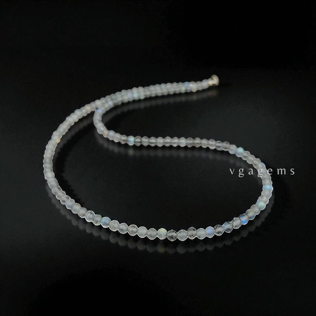 Perline Di Pietra Naturale Rotonde Flash Labradorites Perline