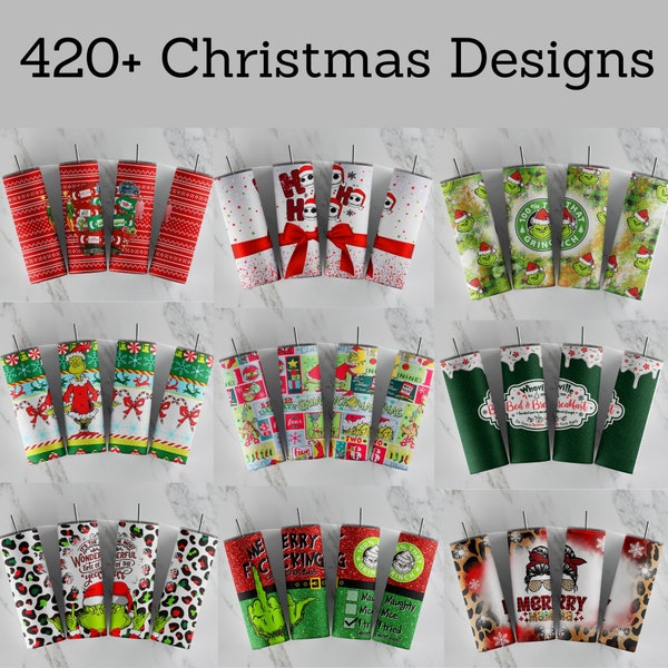 420+ Christmas Tumbler PNG Bundle Sublimation designs download - Christmas Collage Tumbler Wrap -20 oz Sublimation Tumbler Wrap -PNG Digital