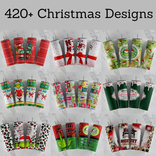 420+ Christmas Tumbler, 20oz Skinny Tumbler Sublimation Designs, Christmas Rules Tumbler Wrap for Straight Tumbler PNG Instant Download
