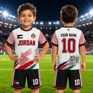 Personalized Jordan Kid Soccer Jersey, Jordan Soccer Jersey, Custom Name Number Jordan Jersey Adult Youth, Jordan Football Shirt Fan Gift