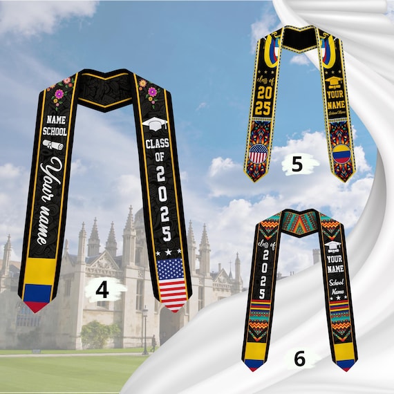 Aazon.co: Yupify Custo Colobian Graduation Sash, Colobia