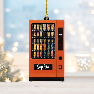 Personalized Vending Machine Christmas Ornament, Funny Vending Machine ...