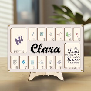 Pre K to Graduation School Picture Frame, School Years Photo Frame, Personalized Grade School Photo Frame, Senior Picture Gift Photo Frame