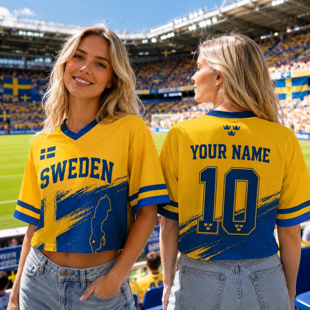 Sweden Soccer Jersey - Etsy