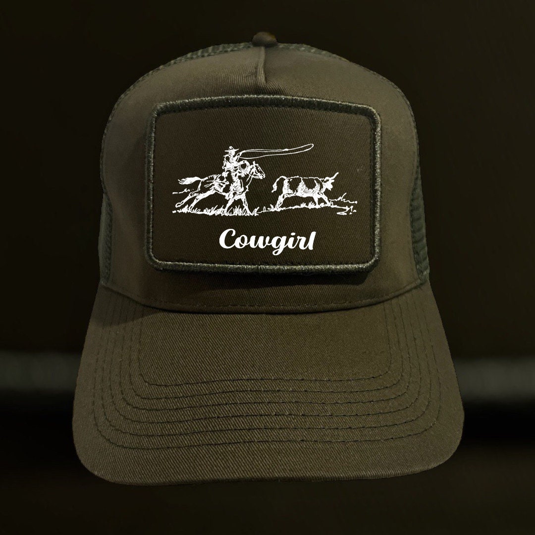 Roping A Bull Trucker Cap: Western Country Graphic - Etsy