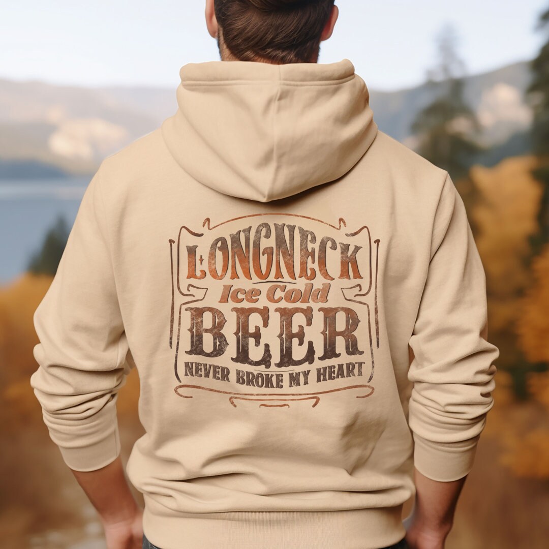 Beer Never Broke My Heart Hoodie Western Vibes Country Music Graphic Tee Graphic Hoodie Country Concert Cowboy Country Clothing Boho Etsy Canada